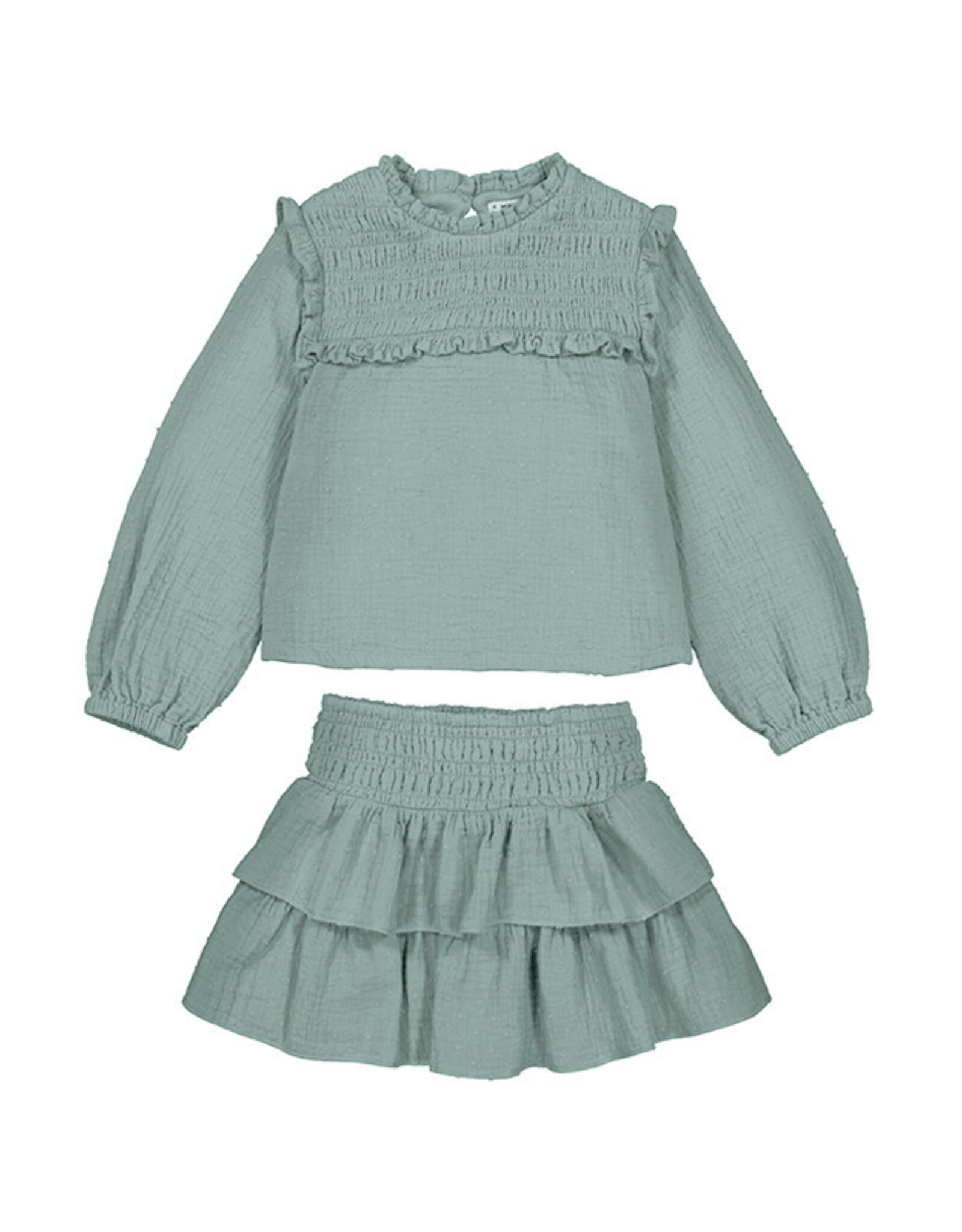 Mayoral Skirt Set, Sage