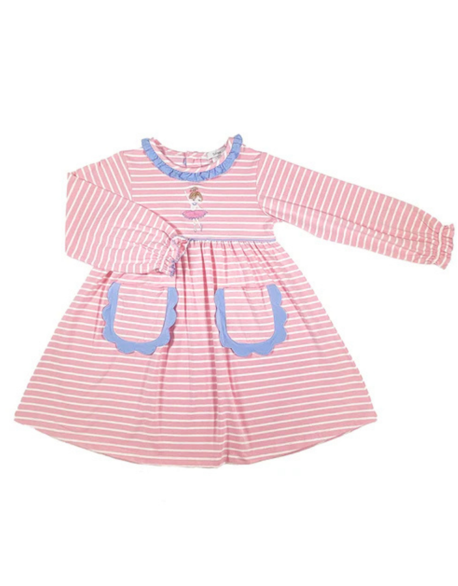 Ishtex Pink Stripe Ballerina Dress