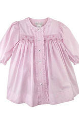 Petit Ami LS Pink Gingham Dress