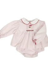 Petit Ami LS Pink Santa Diaper Set