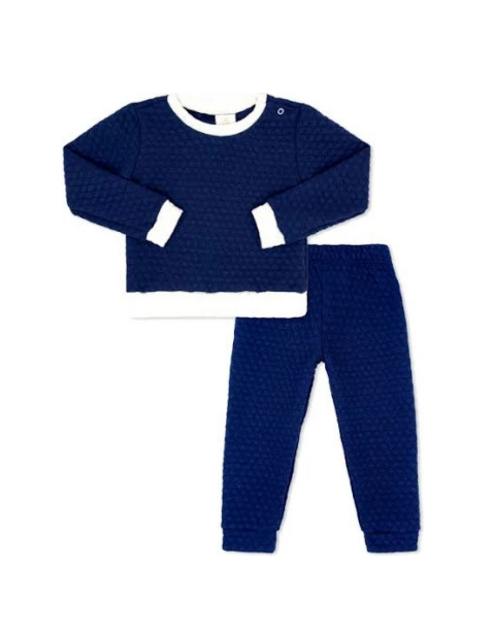 LullabySet Quincy Quilted Play Set, Newton Navy