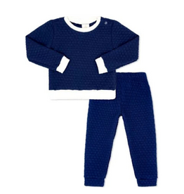 LullabySet Quincy Quilted Play Set, Newton Navy