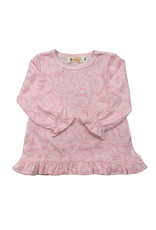 Luigi Lt Pink Swing Top, Bows