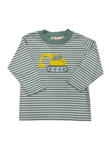Luigi Med Ambrosia Stripe Retro Backhoe LS T-Shirt