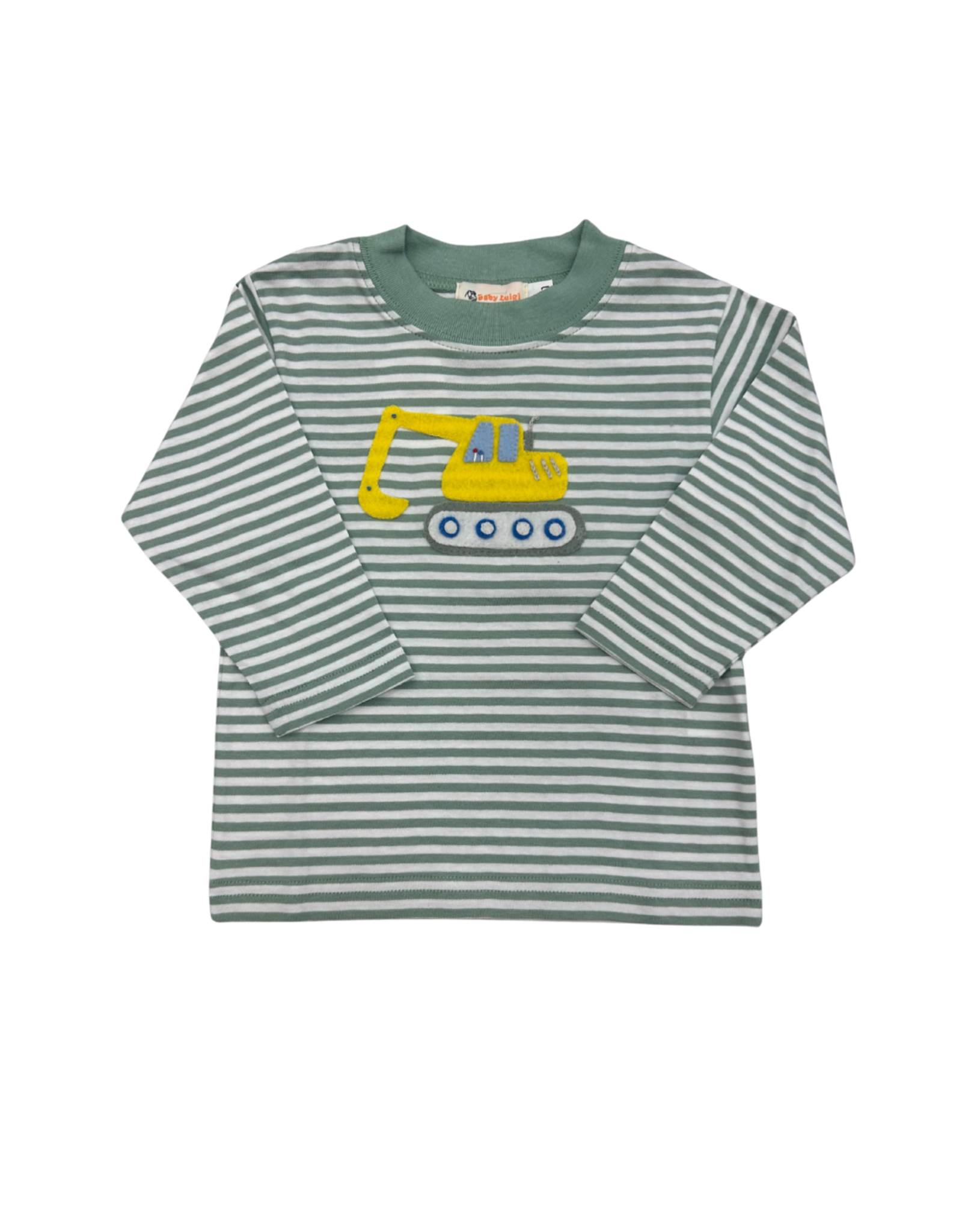 Luigi Med Ambrosia Stripe Retro Backhoe LS T-Shirt