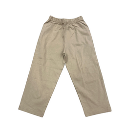 Luigi Jersey Solid Straight Pants, Sand