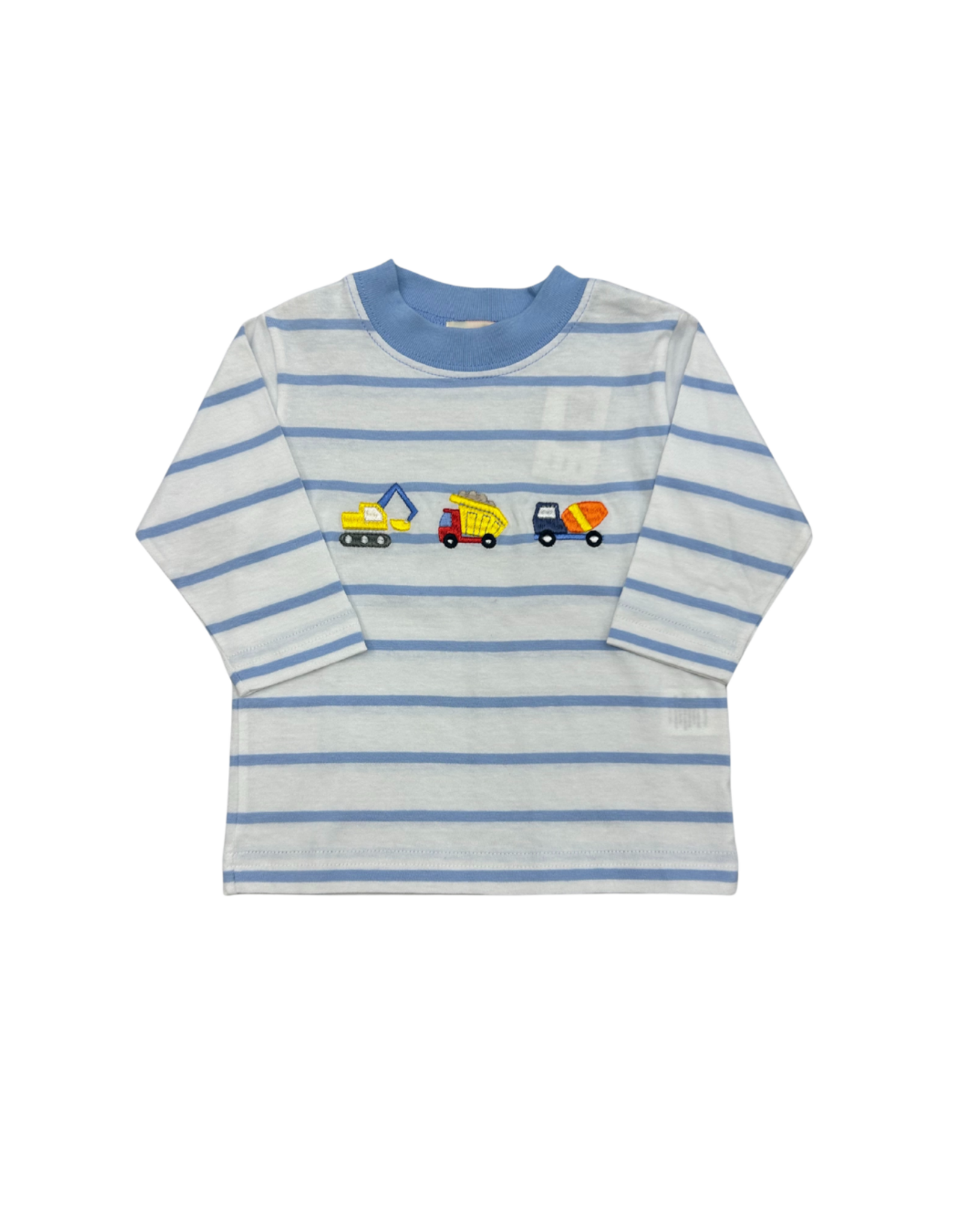Luigi White/Blue Stripe Top, Construction