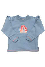 Luigi Sky Blue Ballet Slippers Sweatshirt