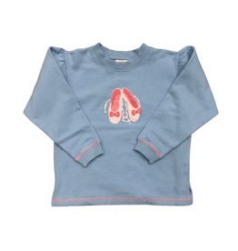 Luigi Sky Blue Ballet Slippers Sweatshirt