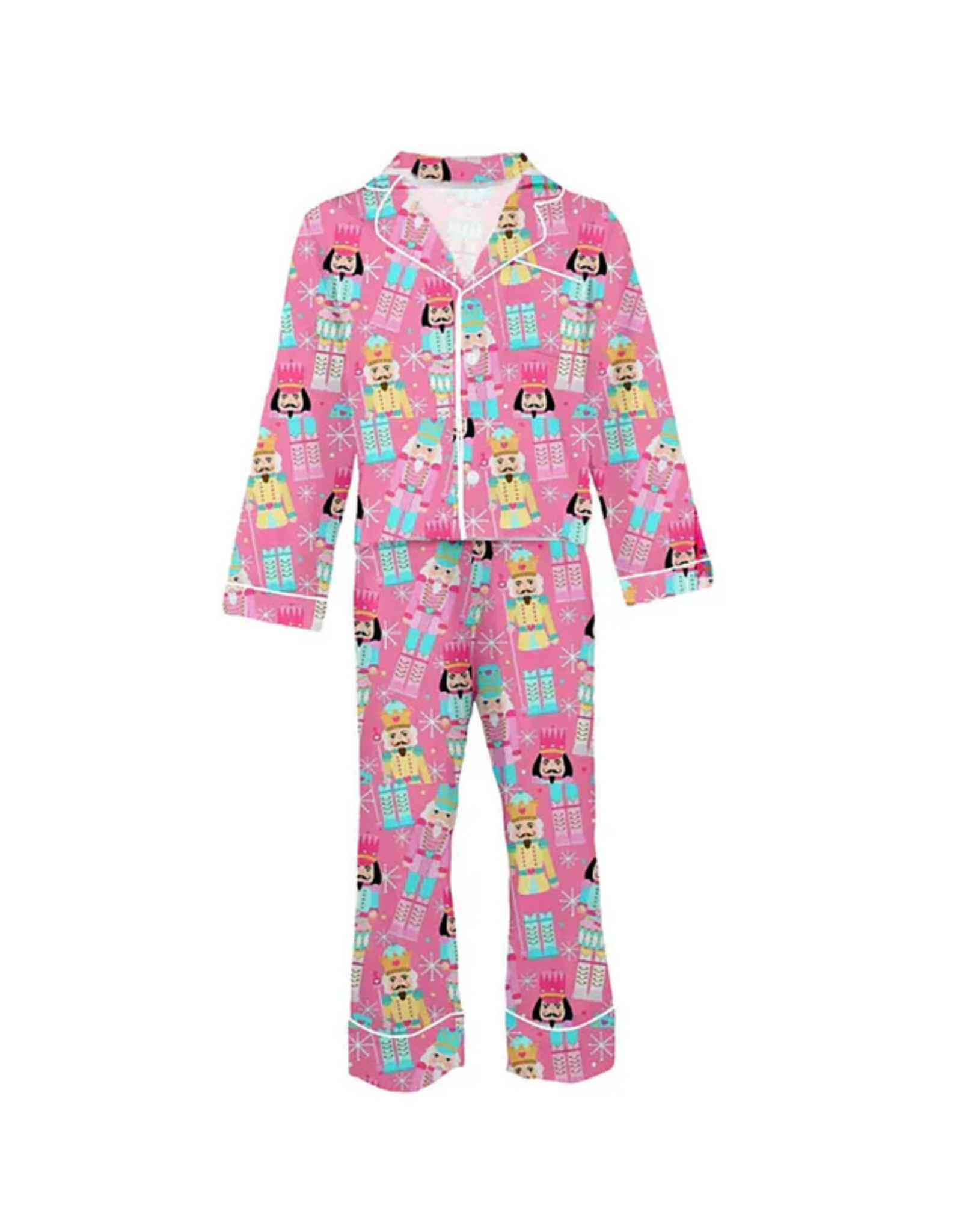 Tweenstyle Pink Nutcracker Satin Lounge Set