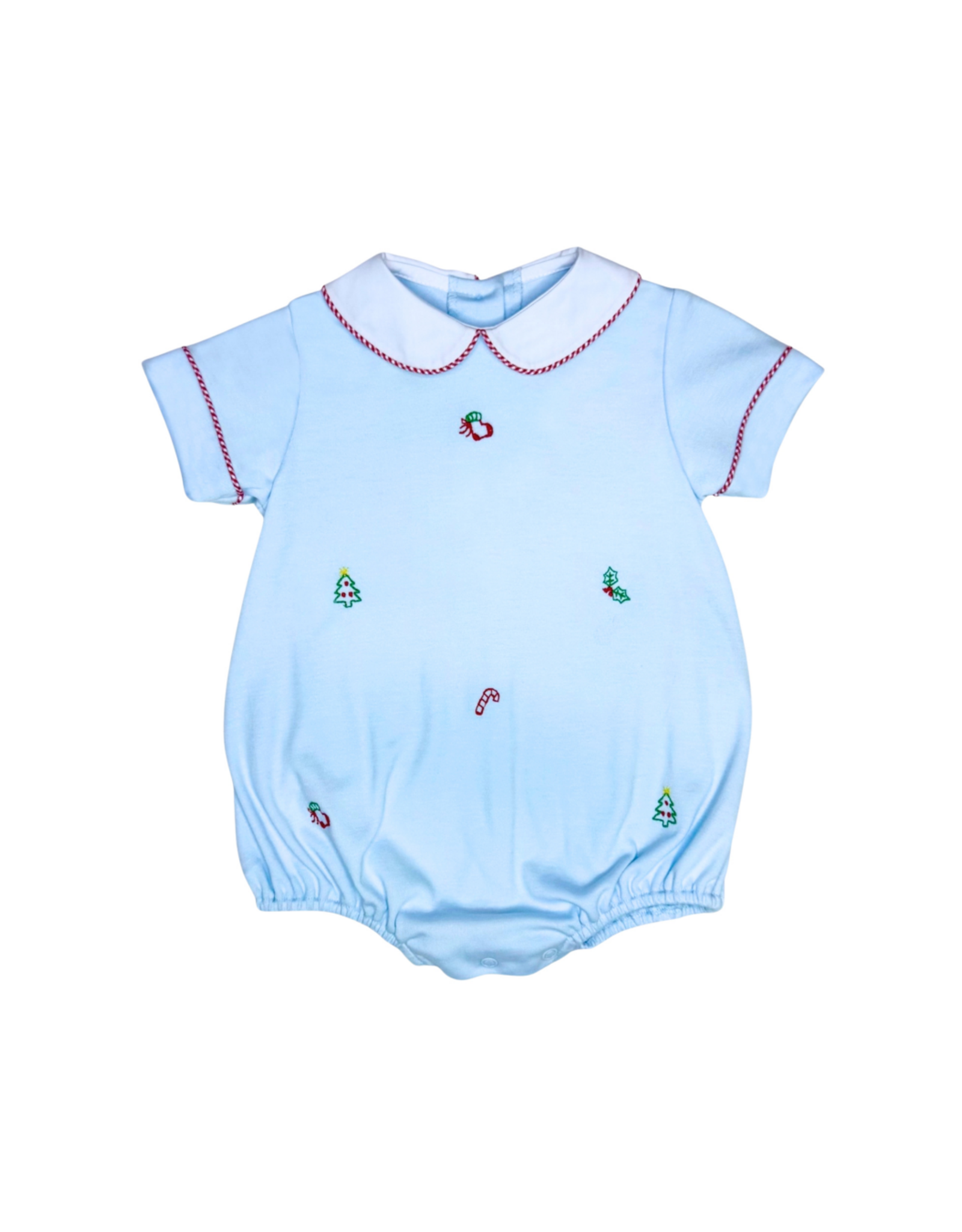 Zuccini Christmas Ornaments Peter Bubble, Light Blue Knit