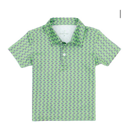 Properly Tied Inlet Polo Mardi Craw Green