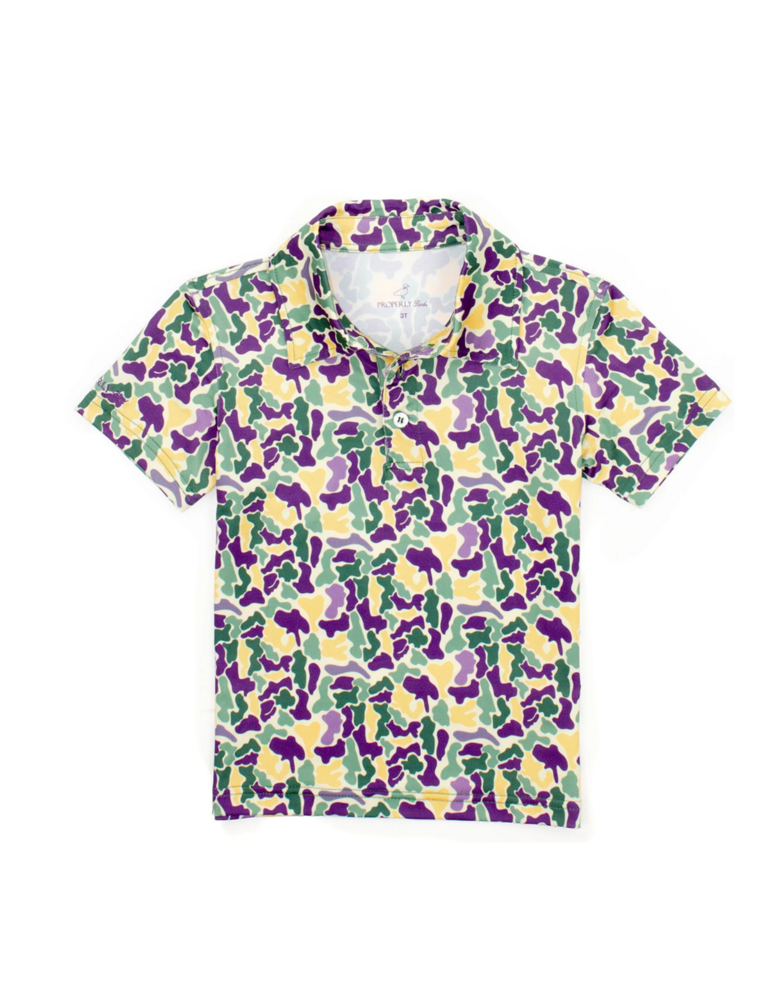 Properly Tied Inlet Polo Mardi gras Camo