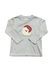 Zuccini Santa Harry Play Tee, Light Blue Knit