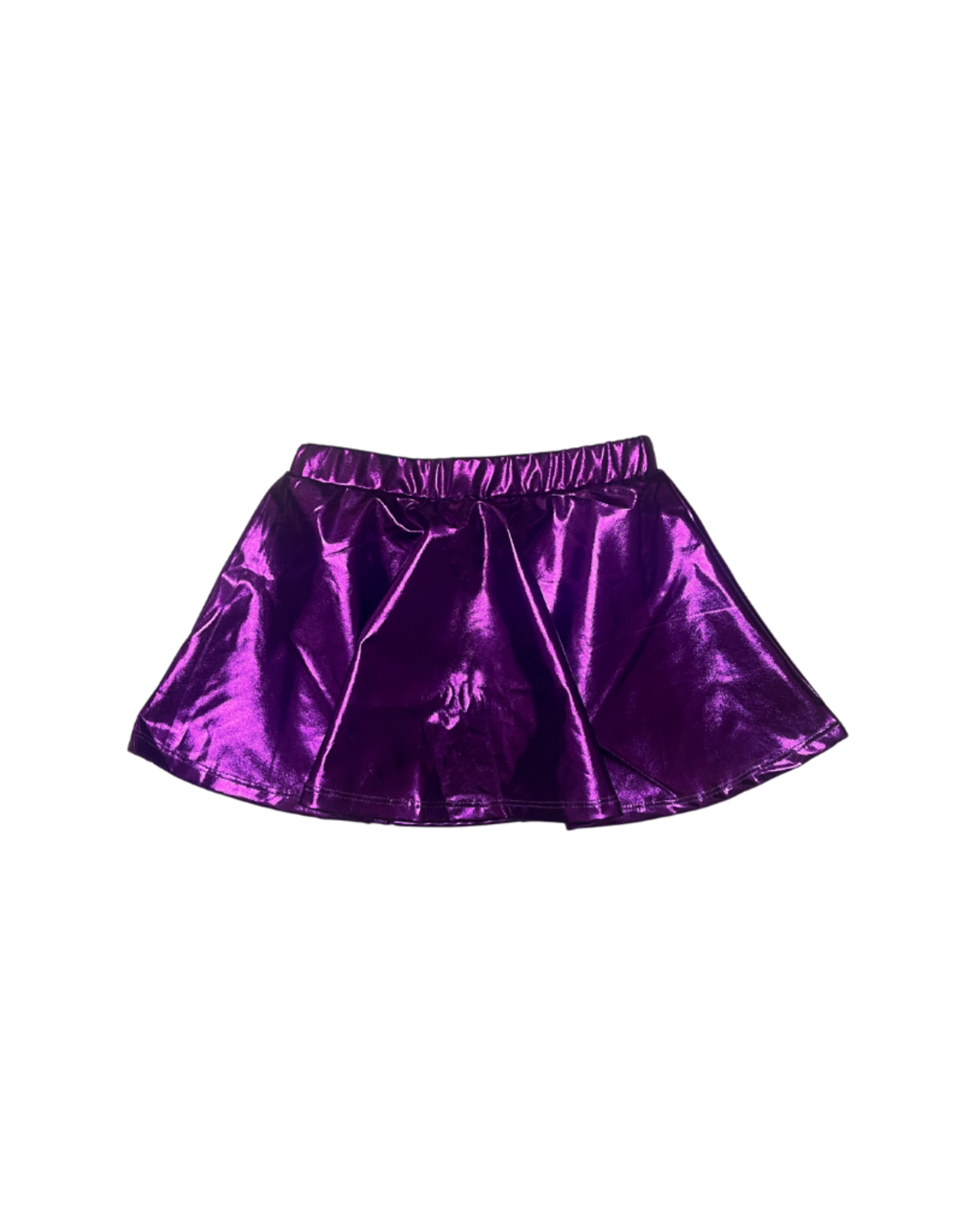 Lulu Bebe LLC Metallic Purple Skort