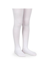 Jefferies Socks White Organic Cotton Tights 1500