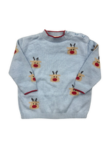 Luigi Sky Blue/Red Rudolph Heads Boy Crew