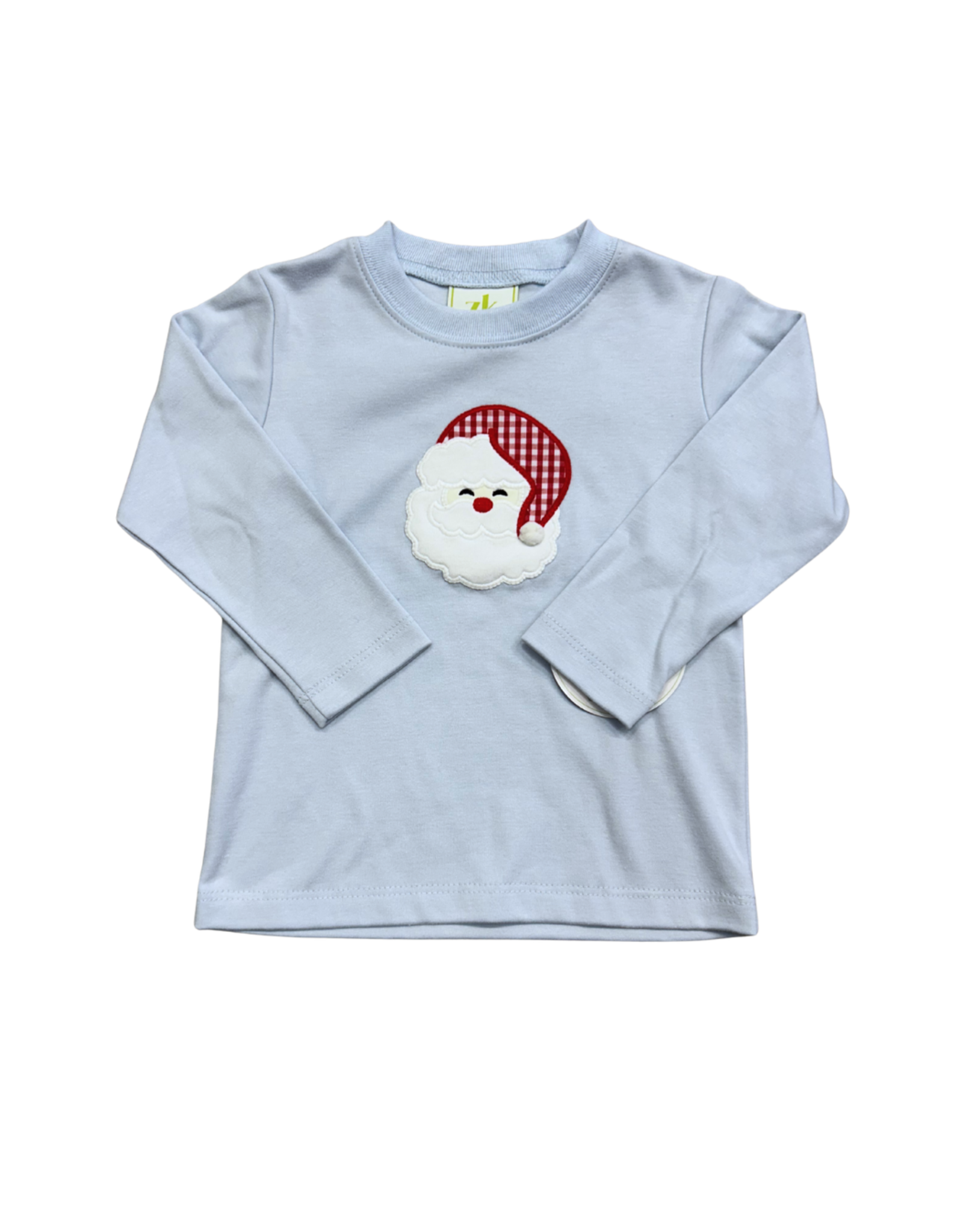 Zuccini Santa Harry Play Tee, Light Blue Knit