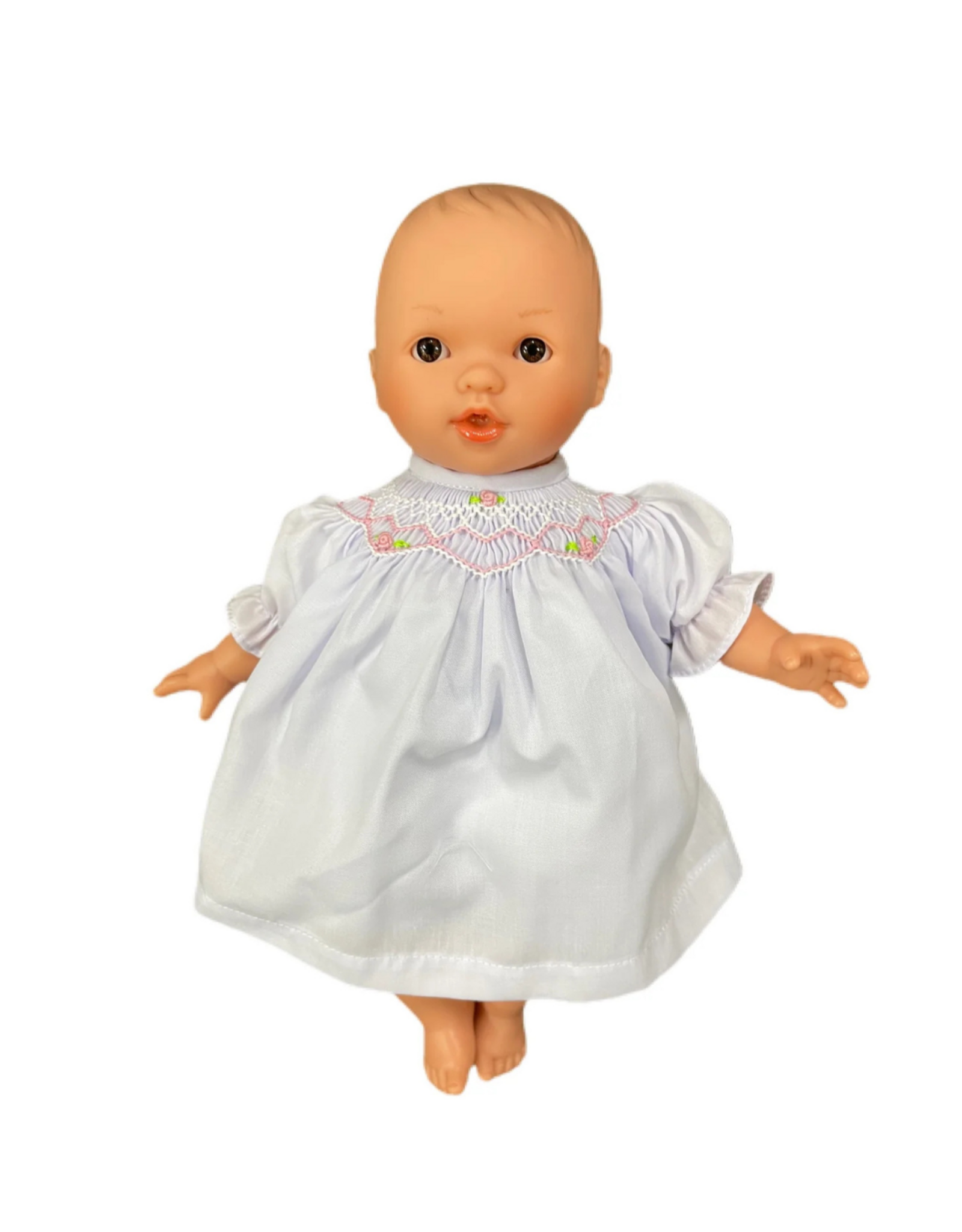 Rosalina Aubrey Doll 10" Brown Eyes White Dress
