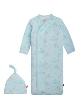 Magnetic Me Blue Serene Safari Gown Hat Set