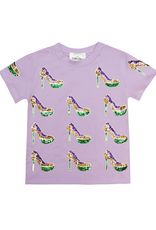 Belle Cher Heels Sequin Shirt