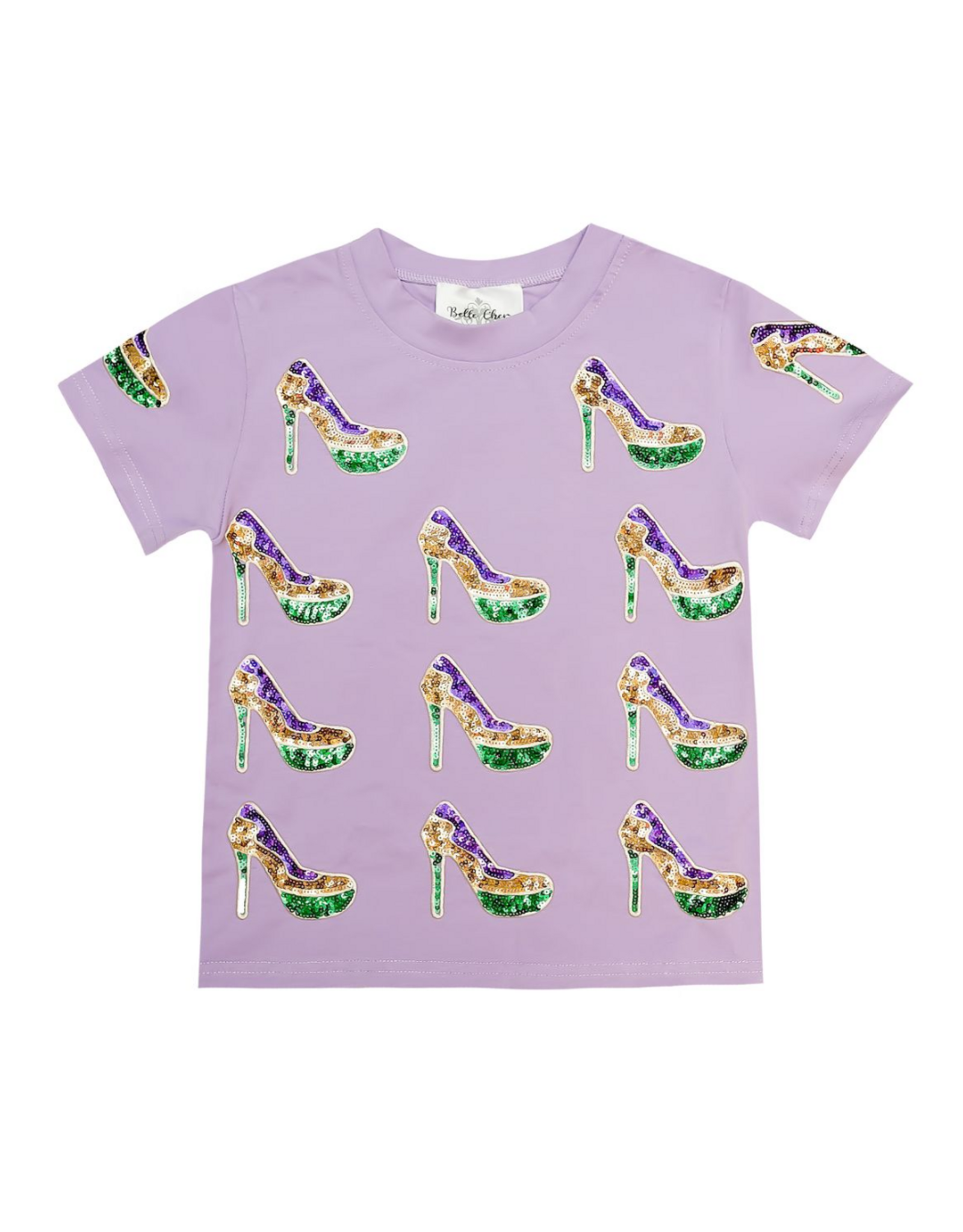 Belle Cher Heels Sequin Shirt