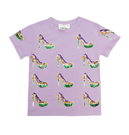 Belle Cher Heels Sequin Shirt