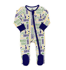 Belle Cher All Things Mardi Gras Romper