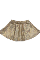 Lulu Bebe LLC Zoe Metallic Gold Skirt