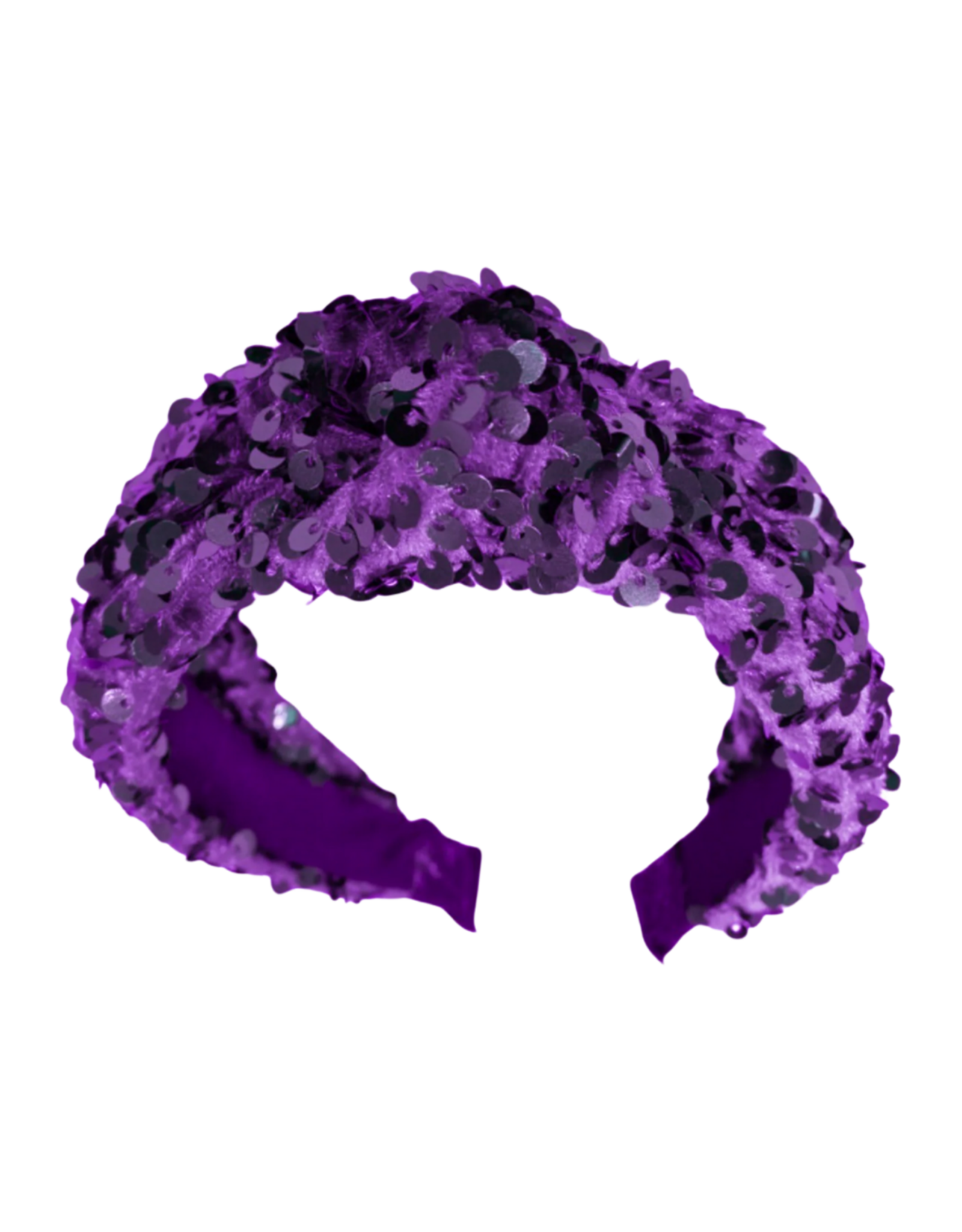 Lulu Bebe LLC Purple Sequin Headband