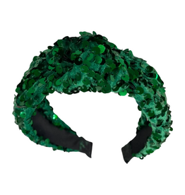 Lulu Bebe LLC Green Sequin Headband