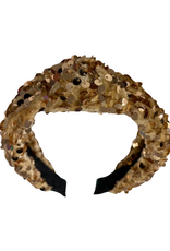 Lulu Bebe LLC Gold Sequin Headband