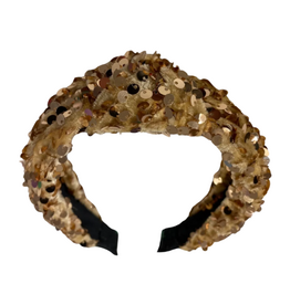 Lulu Bebe LLC Gold Sequin Headband
