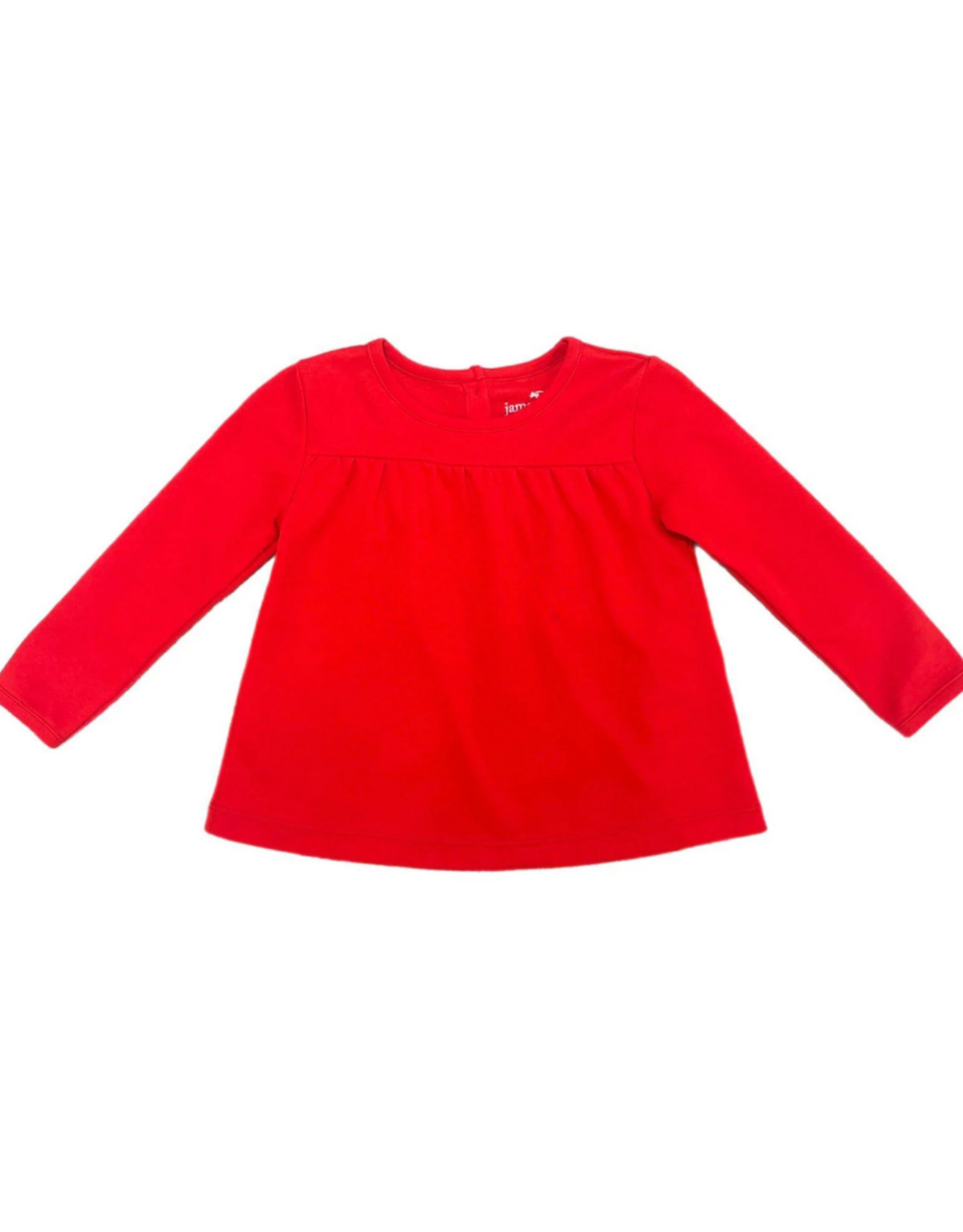James and Lottie Isla Knit Top, Red