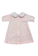 Auraluz Pink Knit Daygown Tiny Bow