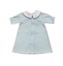 Auraluz Blue Train Knit Day Gown