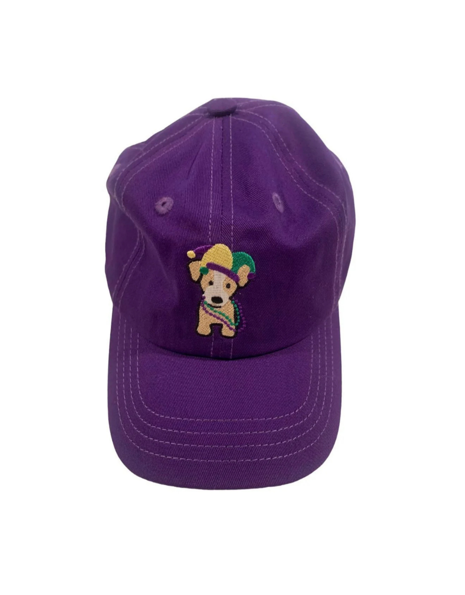 Lulu Bebe LLC Mardi Gras Pup Baseball Cap