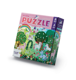 60pc Foil Puzzle/Sparkling Unicorn