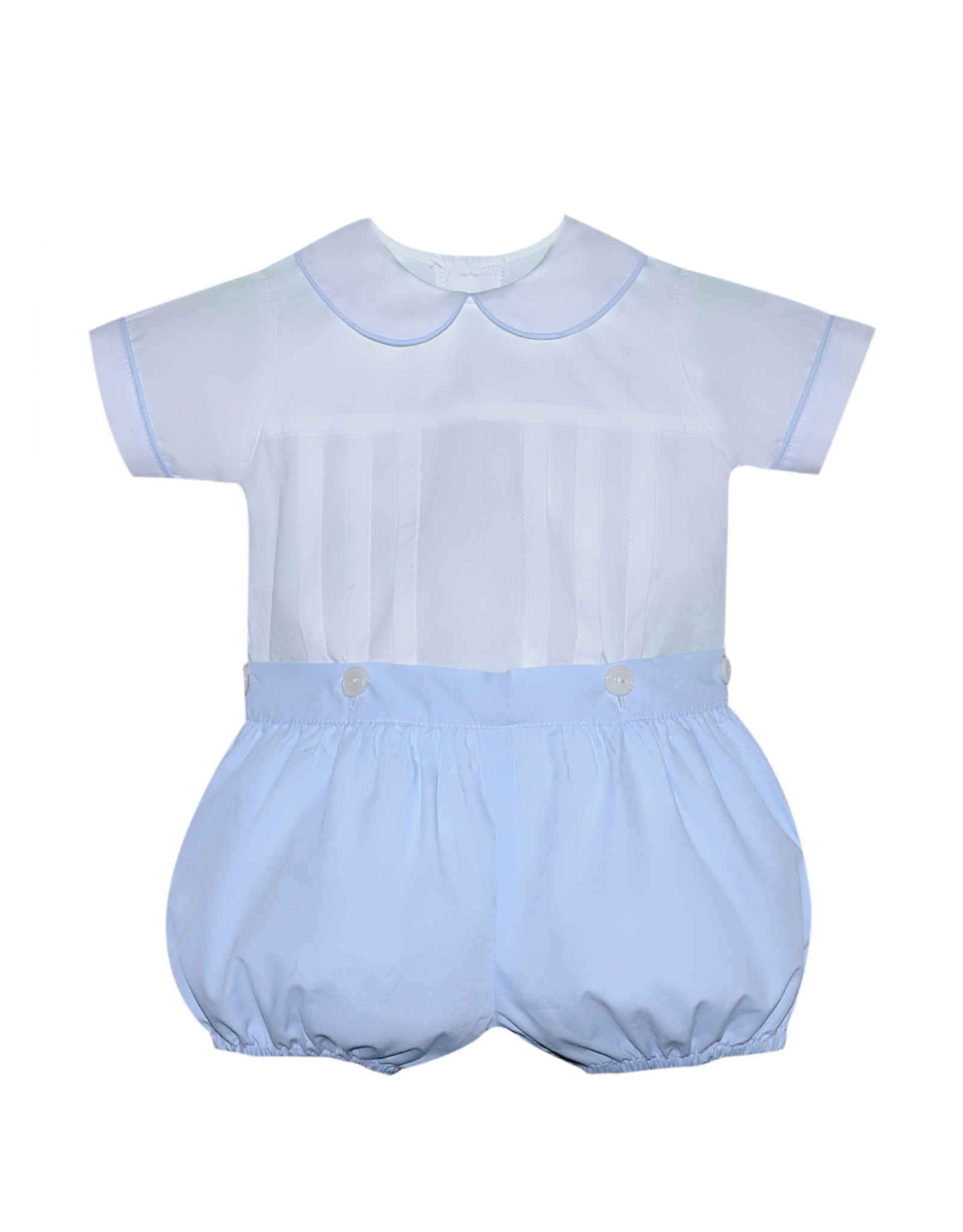 Remember Nguyen Blue Owen Button Suit