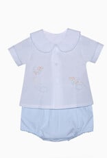 Baby Sen Blue Avery Boy Diaper Set, Airplane