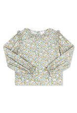 LullabySet Evelyn Blouse Long Sleeve, Tupelo Floral