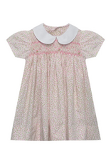 Baby Sen Pink Flower Asher Dress, In Full Bloom