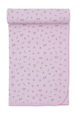 Kissy Kissy Garden Print Blanket, Pink