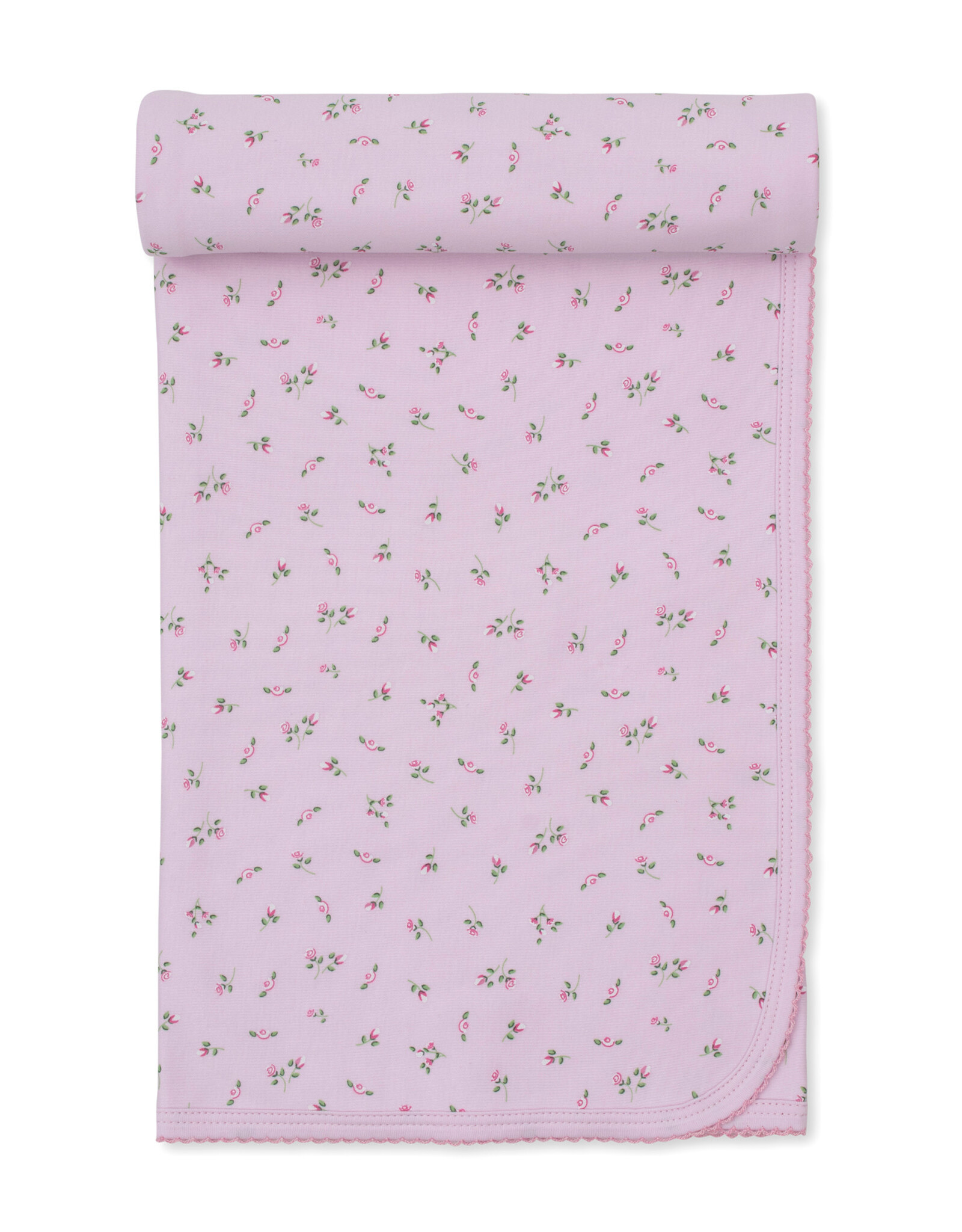 Kissy Kissy Garden Print Blanket, Pink