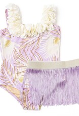 Shade Critters One Piece Metallic Swim With Hula Skirt