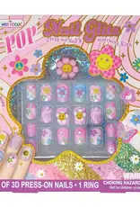 Hot Focus Pop Nail Glitz, Groovy Flower