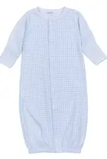 Magnolia Baby Peek-A-Boo Wishes Blue Gathered Gown