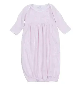 Magnolia Baby Peek-A-Boo Wishes Pink Gathered Gown