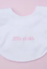 Magnolia Baby Little Sister Embroidered Bib