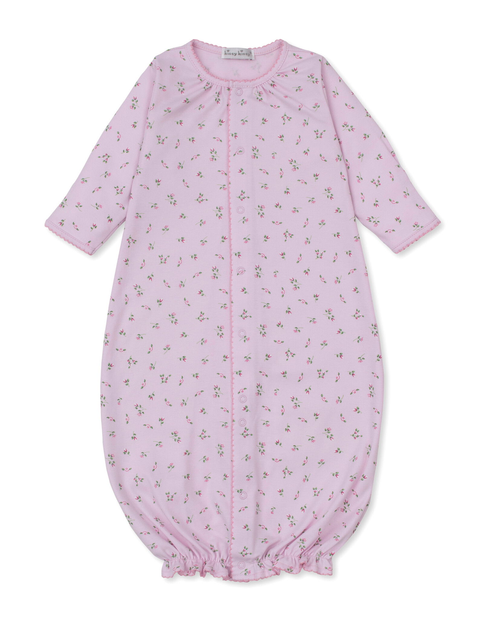 Kissy Kissy Gardens Roses Printed Converter Gown, Pink